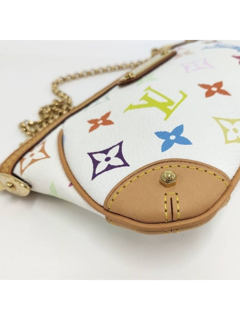 Louis Vuitton Pochette Mirror MM Pouch Monogram Multicolor - Picture 3 of 9